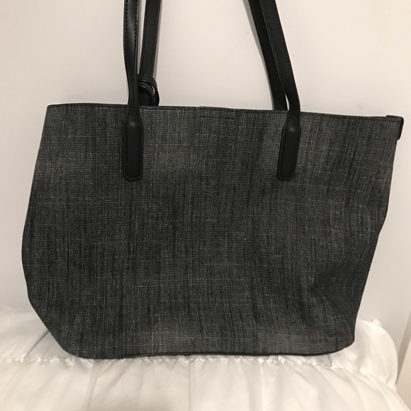 Black denim tote bag (B2 Browns) - Picture 3 of 4